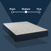 TWIN SIZE- Tranquility 12" Medium Pillow-Top Memory Foam Edge Support Pocket Spring Premium Hybrid Mattress
