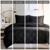 3M Scotchgard Diamond Quilting Reversible Down Alternative Comforter Set