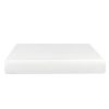 Plush 8 in. Medium Gel Memory Foam Mattress for Cal King Size Bed in a Box with Breathable Aloe Vera Cover, White