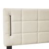 Queen Size Upholstered Platform Bed with Trundle and Drawers, Beige
