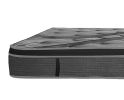 Luxurious 14in Euro Top Mattress, King Size Plush Memory Foam Mattress for Bed Frames, Dark Gray