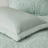 Embroidered Medallion Faux Fur Ultra Plush Comforter Mini Set