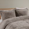 Shaggy Long Fur Comforter Mini Set
